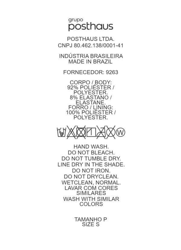 Quintess - Body em Tule Floral Transpassado com Manga Longa e Forro 10