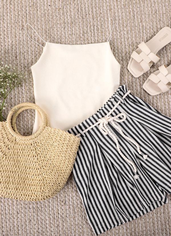 Quintess - Body Off White em Malha Crepe 7