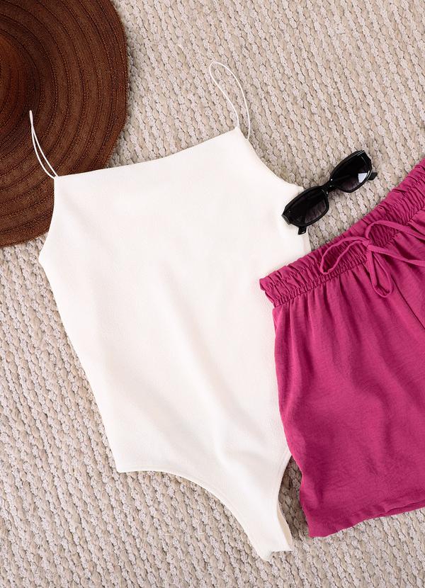 Quintess - Body Off White em Malha Crepe 8