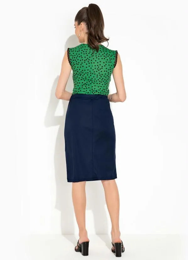 Rosalie - Body Poá Verde com Renda 5