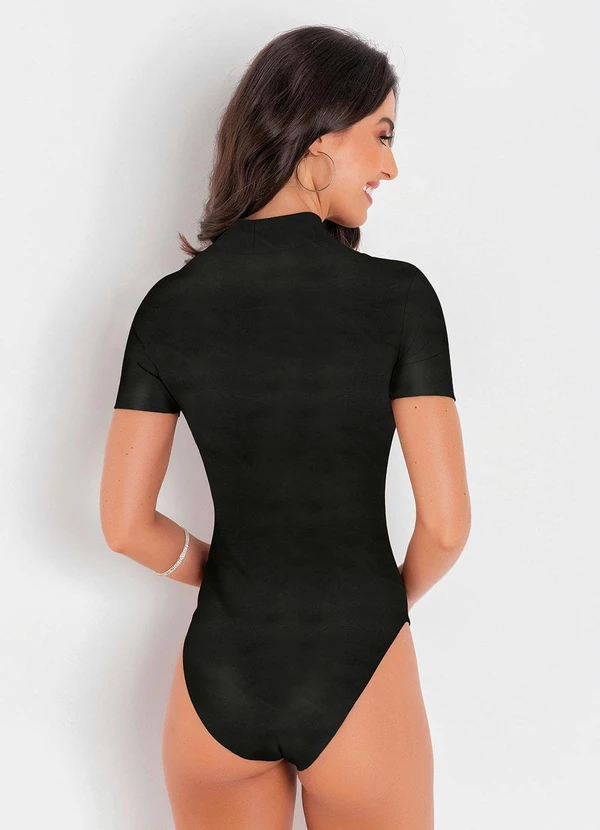 Rosalie - Body Preto com Gola 7