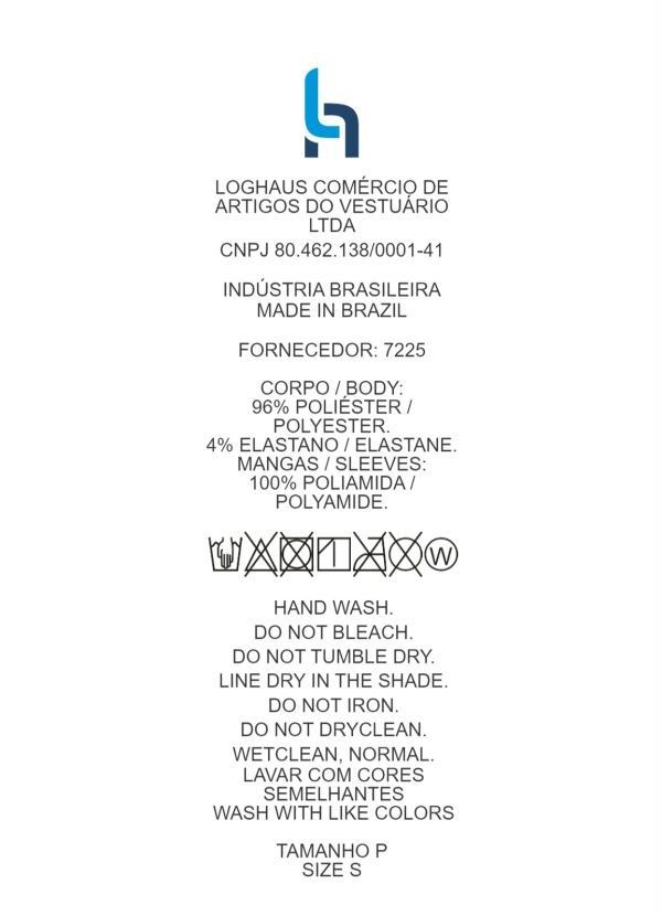 Quintess - Body Preto com Mangas Longas em Tule 12