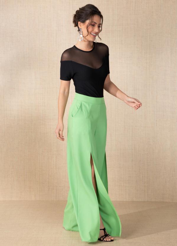 Quintess - Body Preto com Transparência no Decote 3