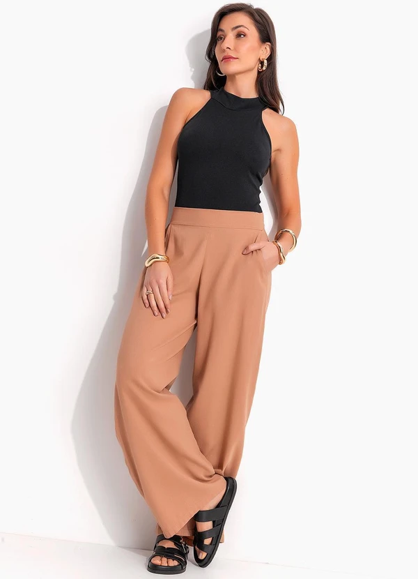 Quintess - Body Preto em Malha Crepe 14