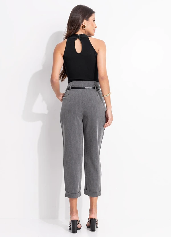 Quintess - Body Preto em Malha Crepe 2