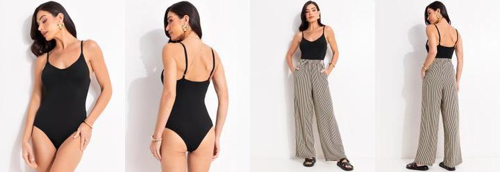 Body Preto em Malha Fria