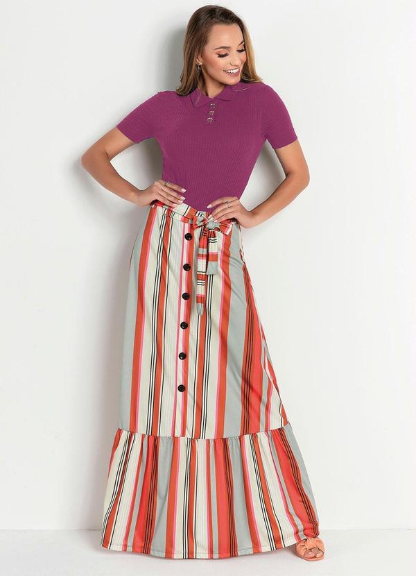 Outlet - Body Púrpura com Gola Moda Evangélica 3