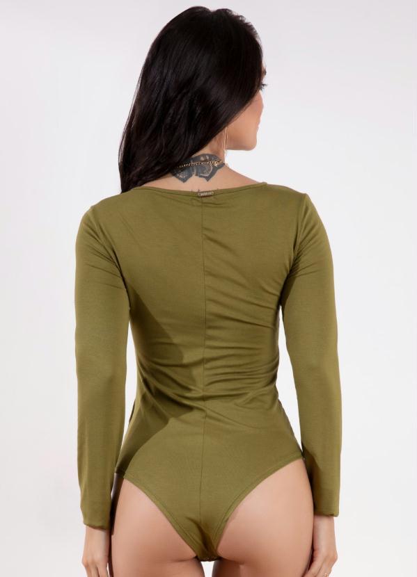 Queima Estoque - Body Verde com Detalhe Ajustável 4