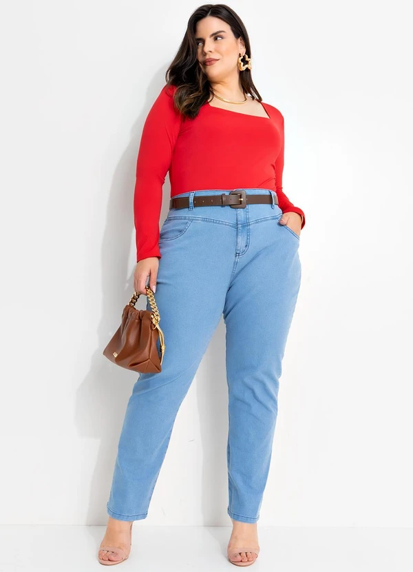 Marguerite - Body Vermelho em Malha Fria 6