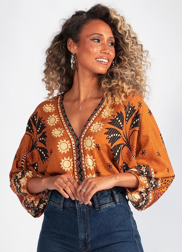 Farm - Body Viscose Encanto Buriti Laranja