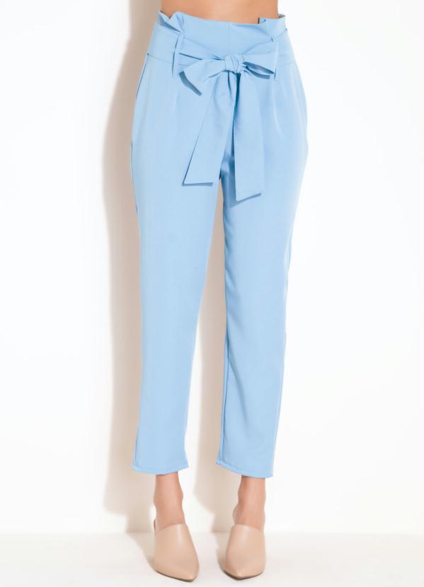 Quintess - Calça Azul Clochard com Faixa 3