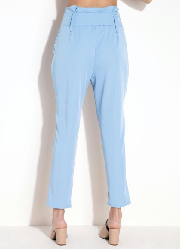 Quintess - Calça Azul Clochard com Faixa 4