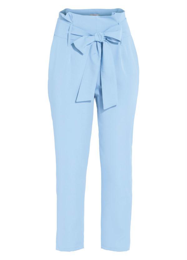 Quintess - Calça Azul Clochard com Faixa 7