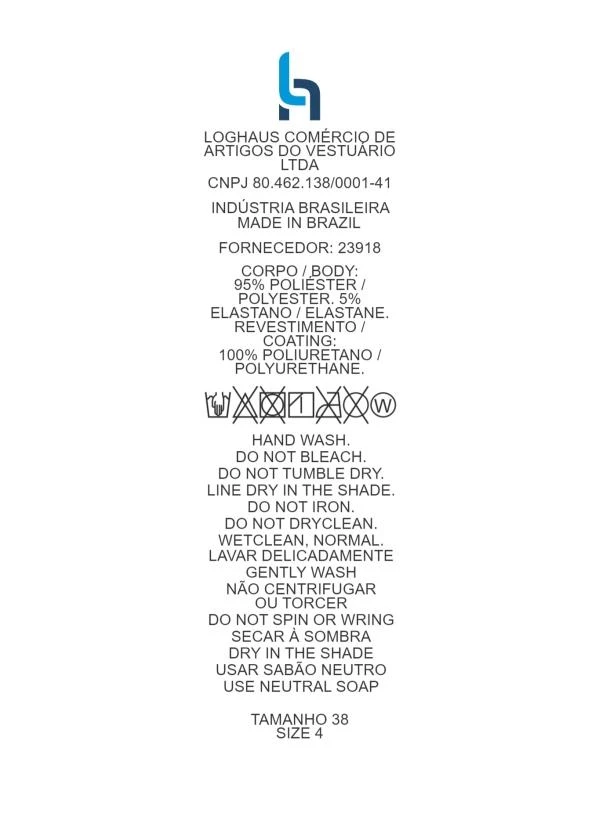 Quintess - Calça Bordô em Material Sintético 4