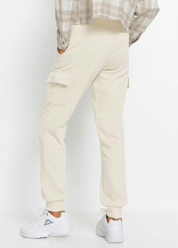 bonprix - Calça Cargo Bege 2