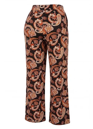 Quintess - Calça Cashmere em Malha de Viscose - QUINTESS