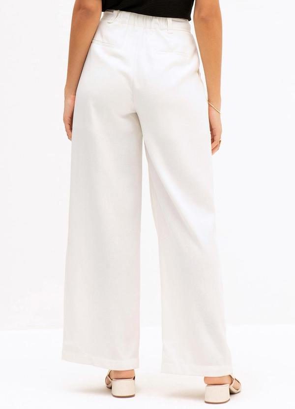 Principessa - Calça em Tecido com Textura Alissa Bege 2