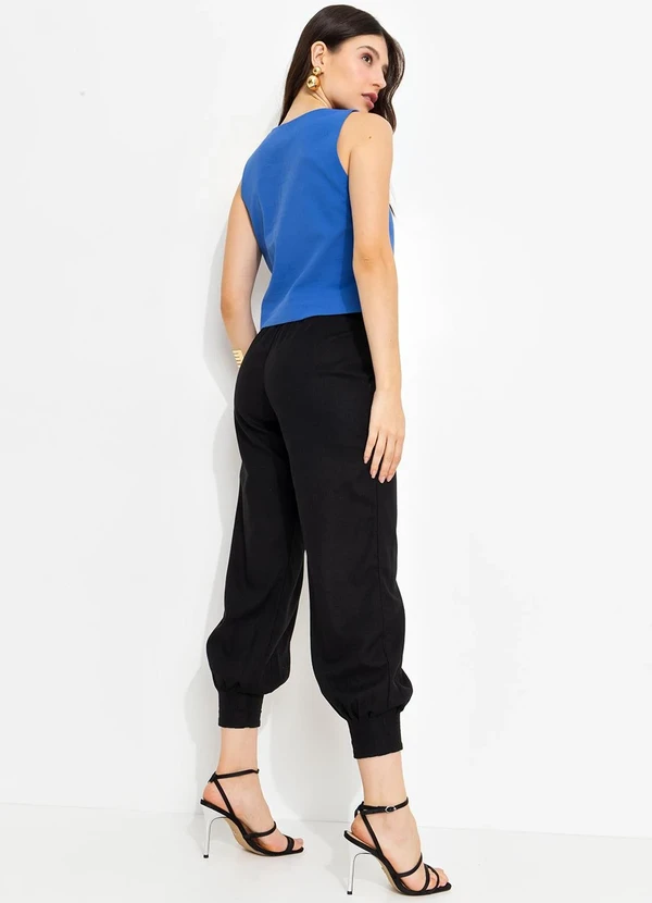 You Premium - Calça em Viscolinho Preto 7