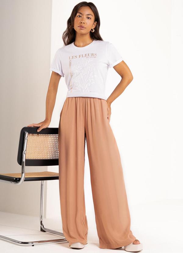 Marialícia - Calca Feminina Cintura Alta Marrom 2