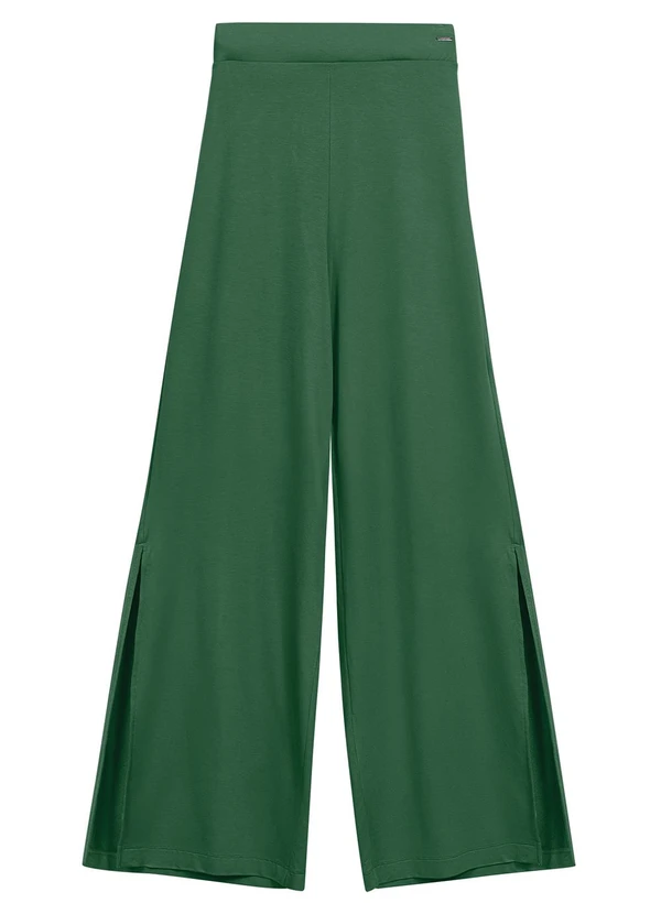 Marialícia - Calca Feminina com Fendas Verde 4