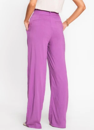 Endless - Calça Feminina em Viscose Roxo - ENDLESS