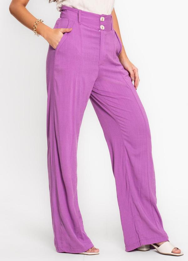 Endless - Calça Feminina em Viscose Roxo