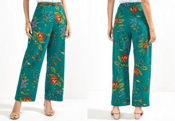 Cala Floral Delicado em Malha