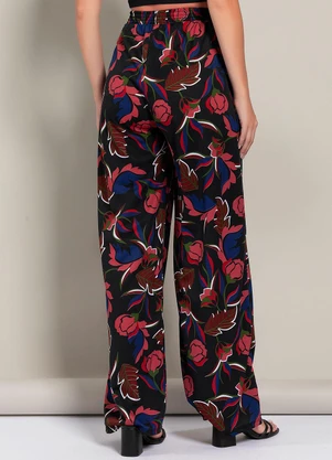 Moda Pop - Calça Floral Invernal em Malha - MODA POP