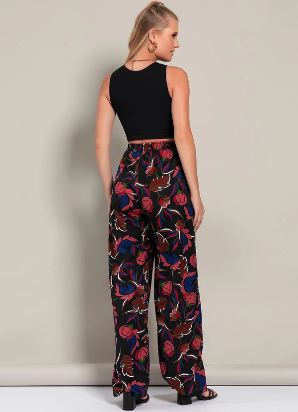 Moda Pop - Calça Floral Invernal em Malha 4