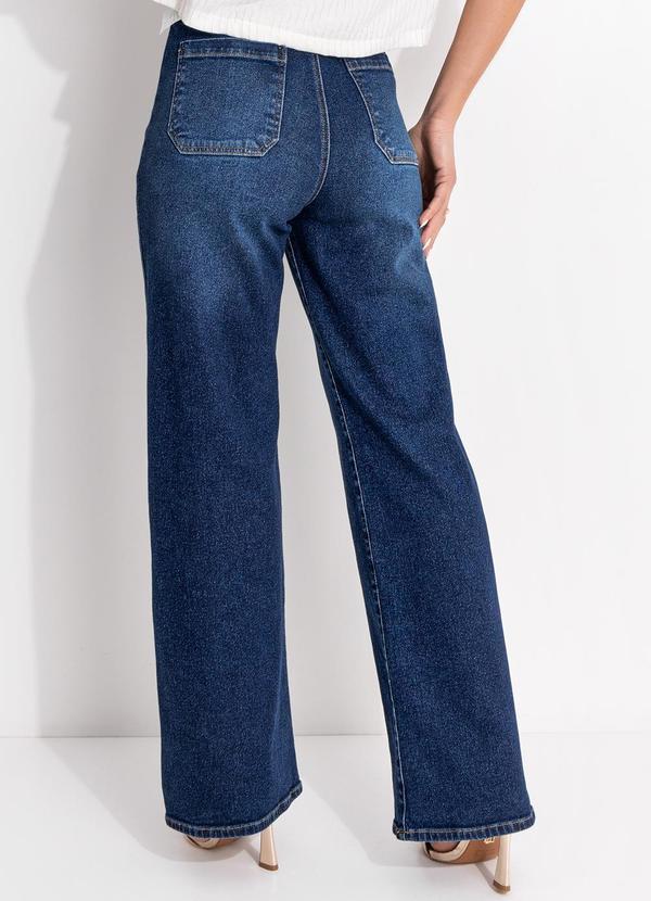 Quintess - Calça Jeans Azul Escuro em Jeans 2