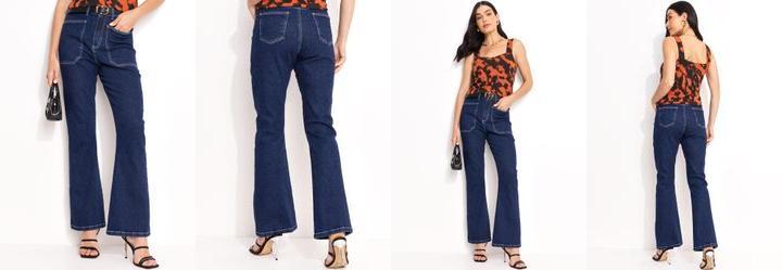 Cala Jeans Azul Escuro em Jeans