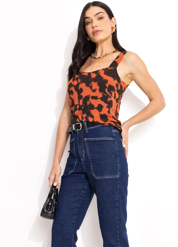 Quintess - Calça Jeans Azul Escuro em Jeans 7