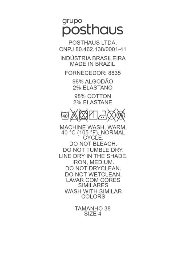 Quintess - Calça Jeans Azul Escuro em Jeans 9