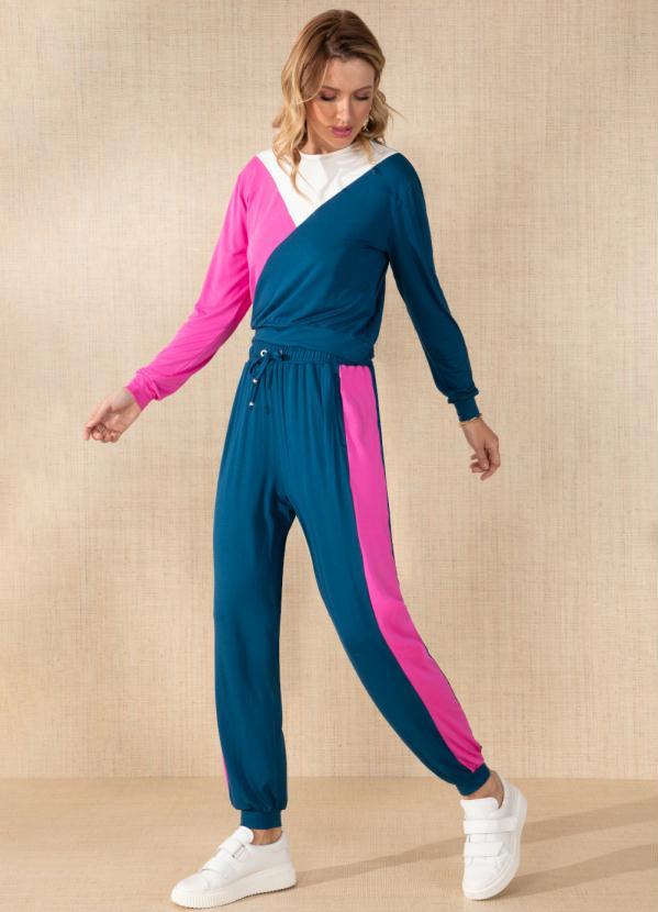Quintess - Calça Jogger Bicolor 5