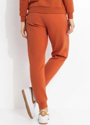 Moda Pop - Calça Jogger Telha - MODA POP