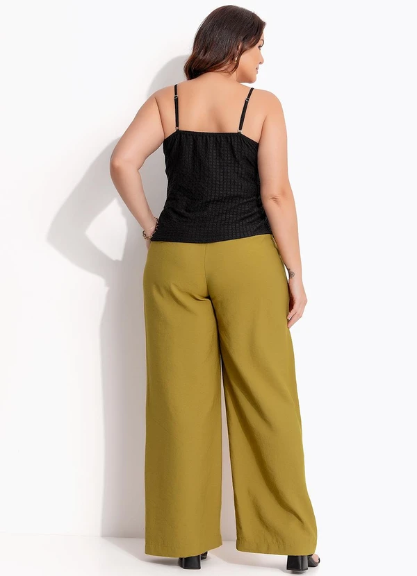 Calça Clochard CalÃ§a Cor Mostarda Feminina Calça Mostarda Em