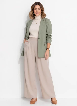 Quintess - Calça Natural em Linho - QUINTESS