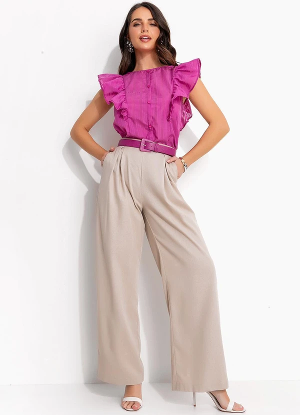 Quintess - Calça Natural em Linho 12