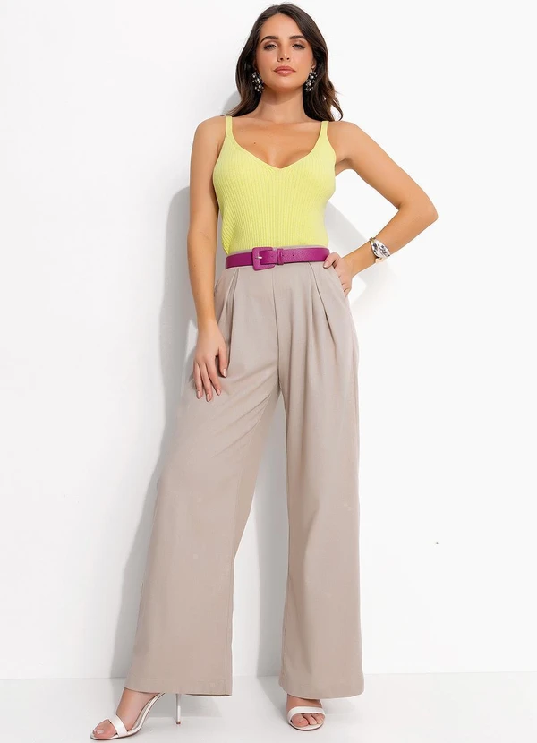 Quintess - Calça Natural em Linho 13