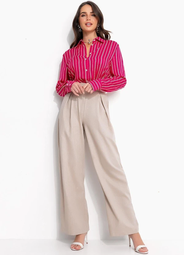 Quintess - Calça Natural em Linho 14