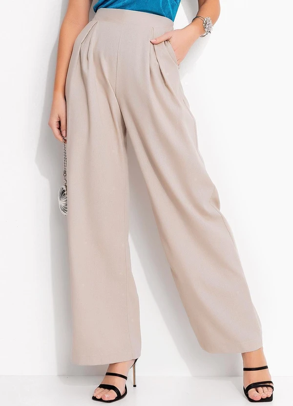 Quintess - Calça Natural em Linho 7