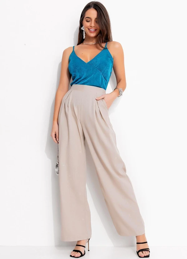 Quintess - Calça Natural em Linho 9