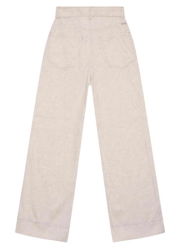 Malwee - Calça Off White Alfaiataria Cintura Alta 6