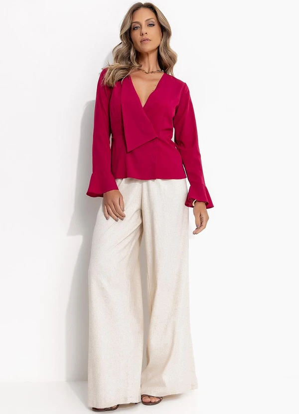 bonprix - Calça Off White em Linho 6