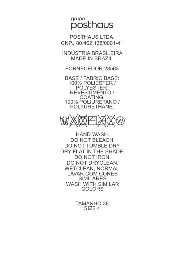 Quintess - Calça Off White em Material Sintético 20