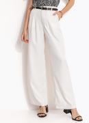 Cala Off White em Crepe Plano