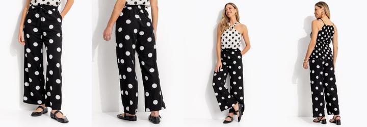 Cala Pantalona Po Preto em Polister