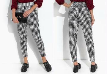 Cala Pied de Poule P&B em Poliviscose