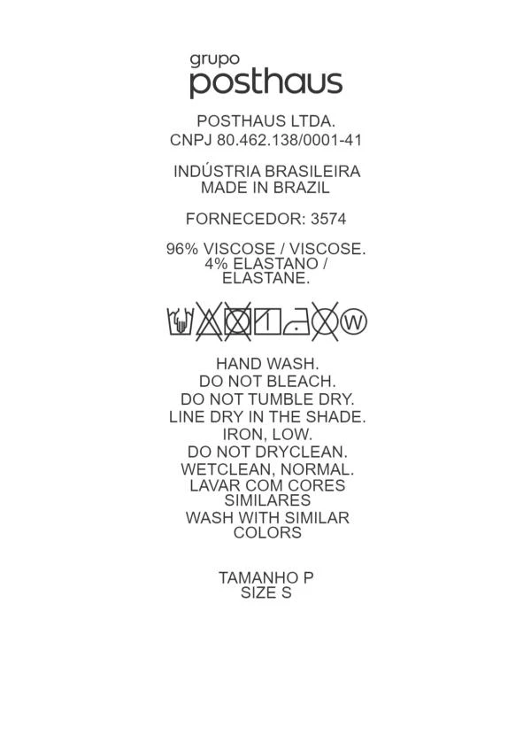 Quintess - Calça Poá Desconstruído em Malha de Viscose 11