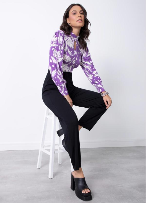 Quintess - Calça Preta com Amarração 2